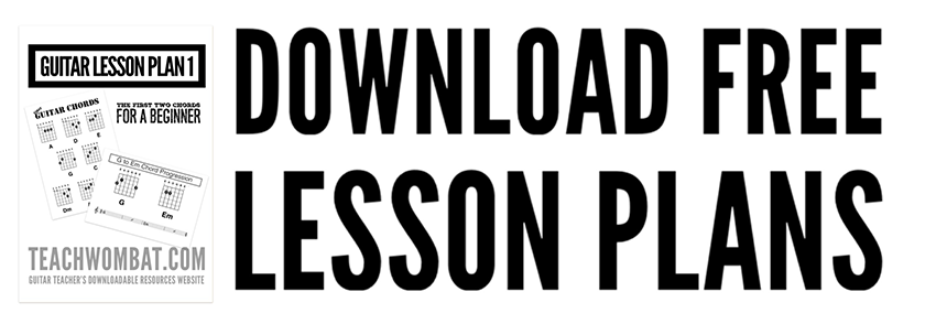 download a first guitar lesson plan