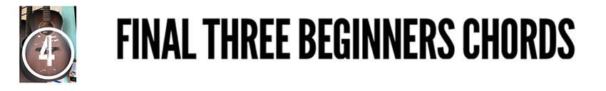 Guitar lesson that introduces the final three of the eight chords that a beginner should learn first />
<center><h3><b>Guitar Lesson 4</b></h3></center>
<p>content.....</p>
<p>Introducing the final three chords (Am Dm and E) that a beginner needs to learn first</p>
<center><h3><strong><a href=