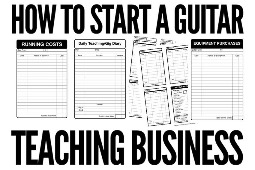 How to start a guitar teaching business