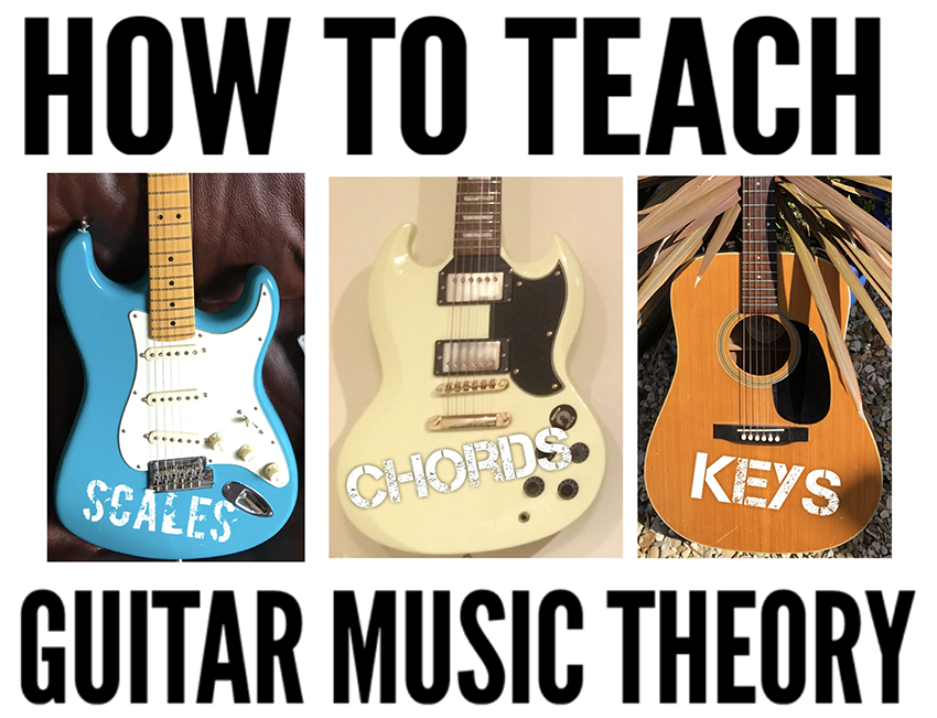 How to teach music theory to guitar players