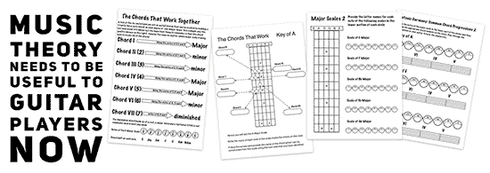 Using music theory to teach guitar to more advanced players